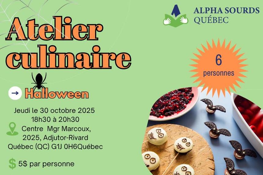 Atelier culinaire Halloween