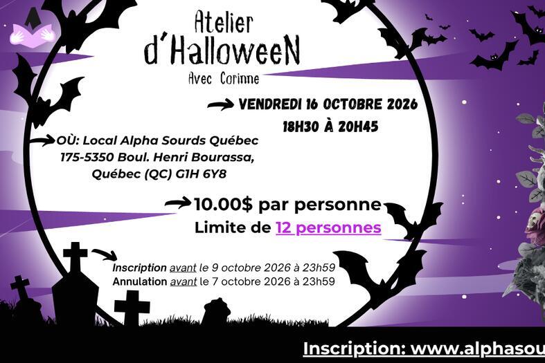 Atelier d'Halloween