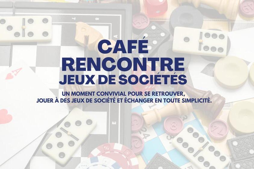 Café rencontre et jeux de société