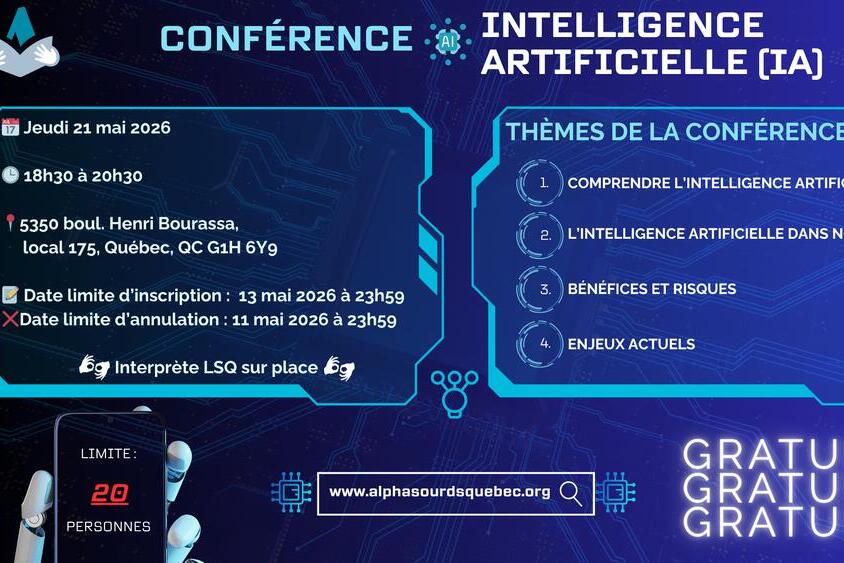 Conférence – Intelligence artificielle (IA)