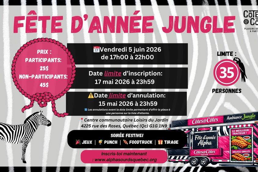 FÊTE D’ANNÉE – AMBIANCE JUNGLE