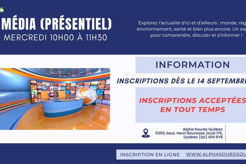 Cours Média (Présentiel)